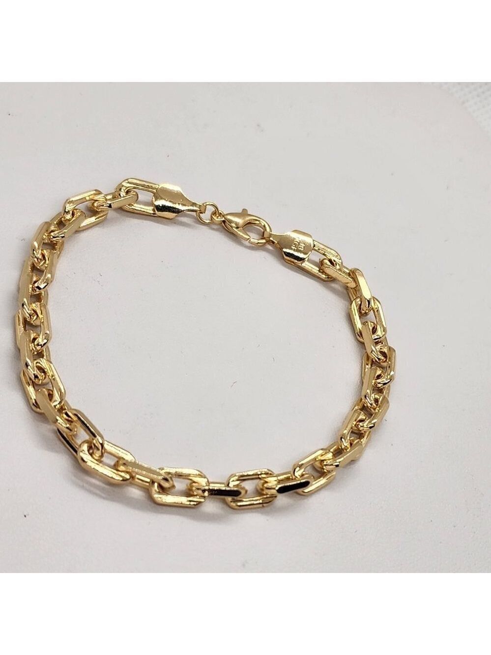 Brand New Brazilian 18k Gold Filled Bag Chain Bracelet